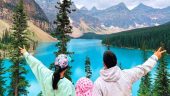 Visiting the Two, main lakes in Banff, made it easy with Canmore Travel