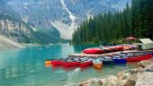 Lake louise and lake moraine view